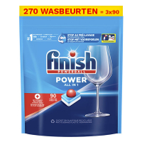 Aanbieding: Finish Powerball All-In-1 Vaatwastabletten Regular (3 zakken - 270 vaatwasbeurten) SFI01196