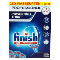 Finish Aanbieding: Finish Powerball Professional vaatwastabletten (250 vaatwasbeurten)  SFI00040