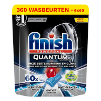 Finish Aanbieding: Finish Powerball Quantum Ultimate Vaatwastabletten (6 zakken - 360 vaatwasbeurten)  SFI00073