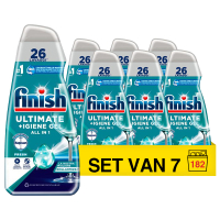 Aanbieding: Finish Quantum Gel Fresh Vaatwasmiddel 560 ml (7 flessen - 182 vaatwasbeurten) SFI01165