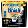 Aanbieding: Finish Ultimate Plus Vaatwastabletten Regular (7 zakken - 154 vaatwasbeurten) SFI01149 - 1