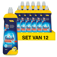 Finish Aanbieding: Finish spoelglans lemon (12 flessen - 800 ml)  SFI01004