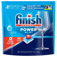 Finish Power All-in-1 vaatwastabletten met vlekverwijderaar (42 struks)  SFI01074