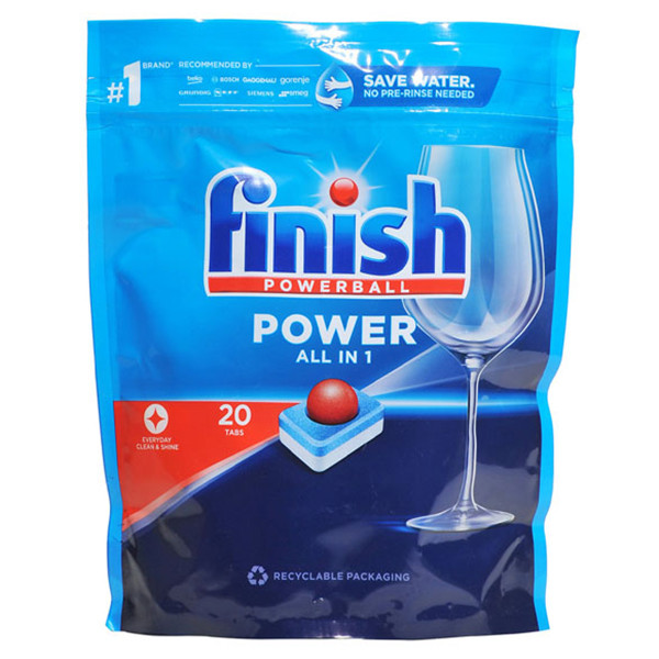 Finish Power All In One Vaatwastabletten (20 vaatwasbeurten) SFI01182 - 1