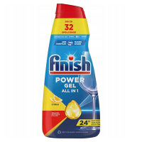 Finish Power Gel All-in-1 Lemon Vaatwasmiddel 650 ml (32 vaatwasbeurten) SFI01156