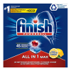 Finish Powerball All-in-1-Max vaatwastabletten Lemon (45 vaatwasbeurten)