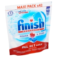 Finish Powerball All-in-1-Max vaatwastabletten Power & Pure (42 vaatwasbeurten)  SFI00027