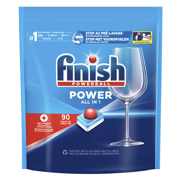 Finish Powerball All-in-1 vaatwastabletten Regular (90 vaatwasbeurten)  SFI01068 - 1