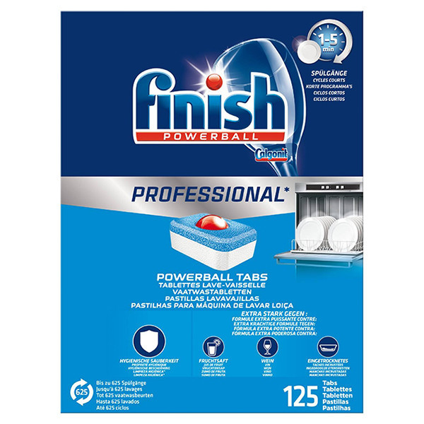 Finish Powerball Professional Vaatwastabletten (125 vaatwasbeurten) SFI00011 - 1