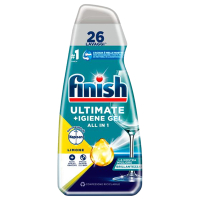 Finish Quantum +Hygiene Gel Lemon Vaatwasmiddel  560 ml (26 vaatwasbeurten) SFI01162