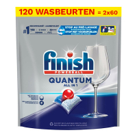 Finish Quantum All-in-1 vaatwastabletten Regular (120 vaatwastabletten)  SFI01053