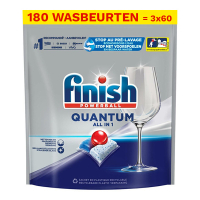 Finish Quantum All-in-1 vaatwastabletten Regular (180 vaatwastabletten)  SFI01054