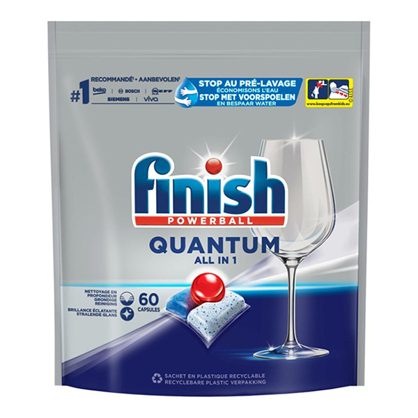 Finish Quantum All-in-1 vaatwastabletten Regular (60 vaatwastabletten)  SFI01052 - 1