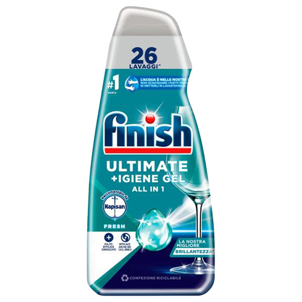 Finish Quantum Gel Fresh Vaatwasmiddel 560 ml (26 vaatwasbeurten) SFI01164 - 1