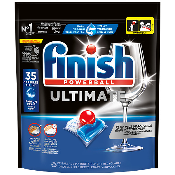 Finish Ultimate Vaatwastabletten Regular (35 vaatwasbeurten) SFI01138 - 1