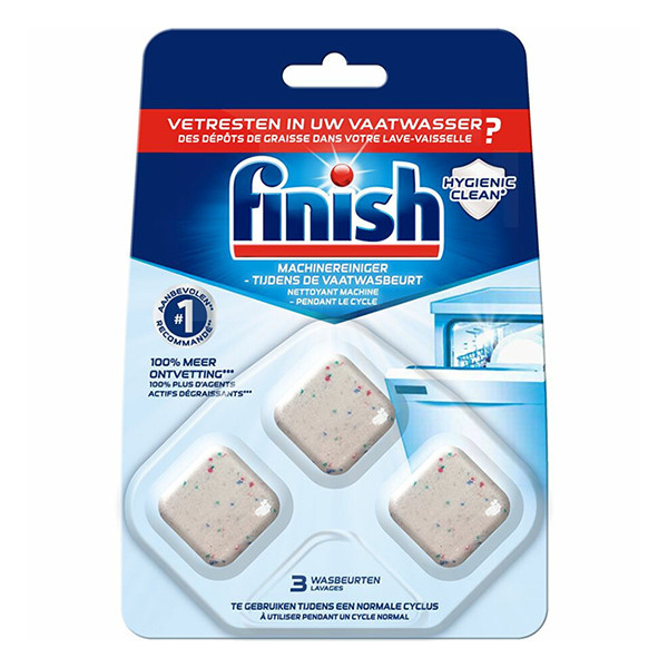 Finish vaatwasmachine reiniger Hygienic Clean 17 gram (3 stuks)  SFI01050 - 1