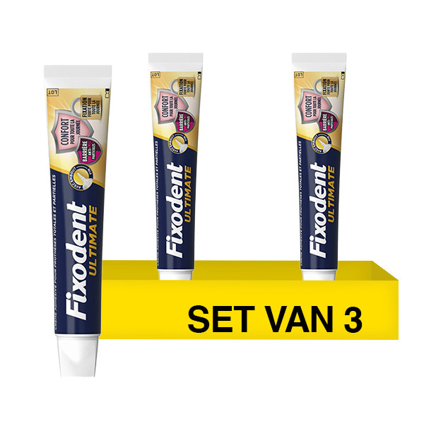 Aanbieding: Fixodent Kleefpasta Professional | Ultimate Fresh | 3 stuks à 40 gr SFI01181 - 1
