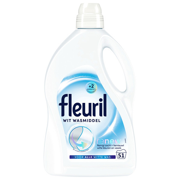 Fleuril Renew Vloeibaar Wasmiddel Wit 2,55 liter (51 wasbeurten) SFL00034 - 1