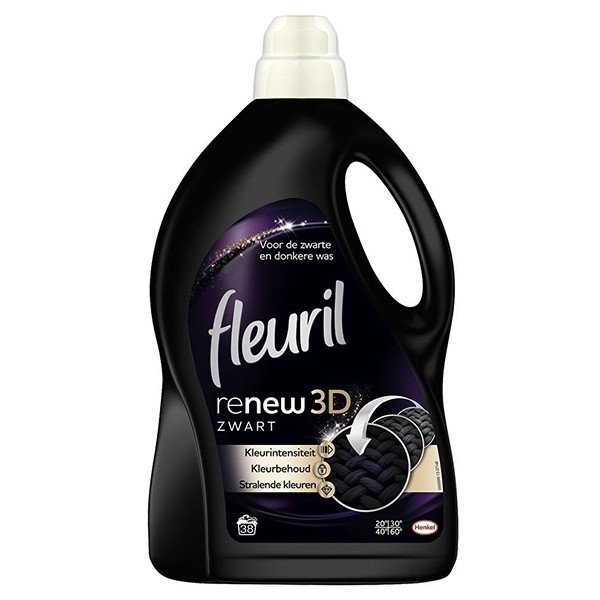 Fleuril vloeibaar wasmiddel Intens Zwart 2,28 liter (38 wasbeurten)  SFL00006 - 1