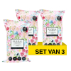 Aanbieding: Floral Antibacteriële Doekjes Gardenia (3 stuks - 80 doekjes) SFL00088 - 1