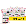 Aanbieding: Floral Antibacteriële Doekjes Gardenia (6 stuks - 80 doekjes) SFL00089 - 1