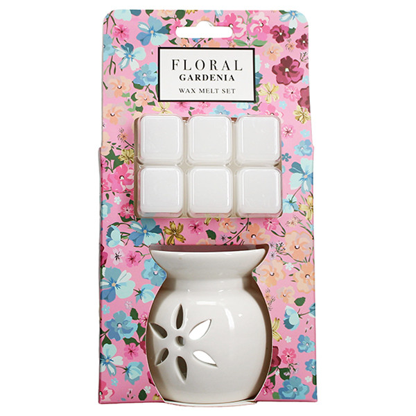 Floral Wax Melt & Burner Set Garden (60 g) SFL00066 - 1