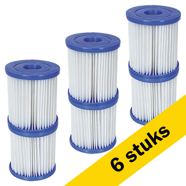 Aanbieding: 3x Flowclear cartridgefilter voor Bestway | Type I | 2 stuks SBE02002 - 1