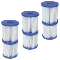 6 stuks | Flowclear cartridgefilter voor Bestway | Type I