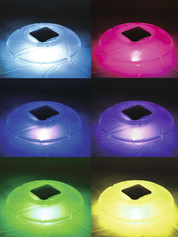 Flowclear Drijvende led lamp op zonne energie (multi color, Flowclear)  SBE00032 - 2