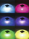 Flowclear Drijvende led lamp op zonne energie (multi color, Flowclear)  SBE00032 - 2