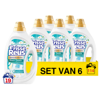 Frisse-Reus Aanbieding: Frisse Reus Vloeibaar Wasmiddel Lotus 855 ml (6 flessen - 114 wasbeurten)  SRE00287
