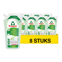 Aanbieding: Frosch Afwasmiddel Aloe Vera Navulverpakking (8 stuks - 1 liter) SFR00126