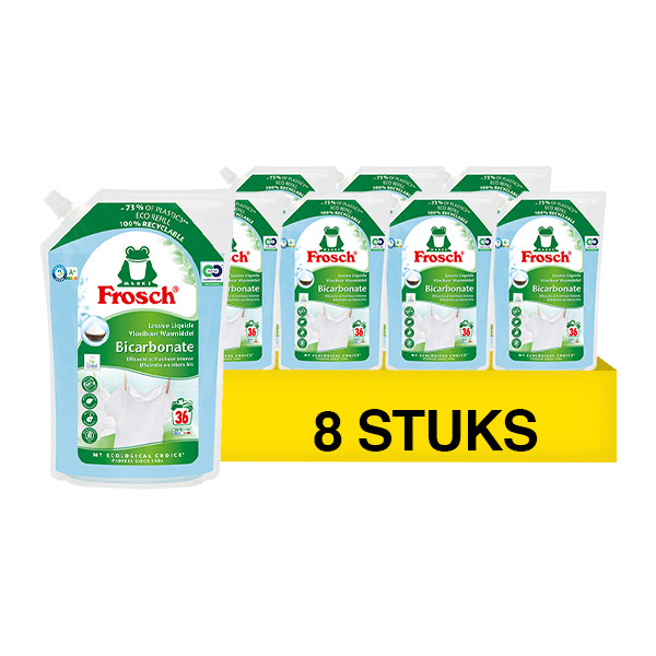 Aanbieding: Frosch Wasmiddel Bicarbonate 1,8 liter (5 stuks - 180 Wasbeurten) SFR00138 - 1