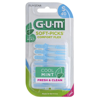 GUM Soft-Picks Comfort Flex Mint Small (40 stuks)  SGU00132