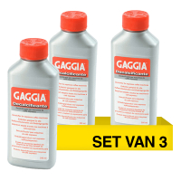 Aanbieding: Gaggia espressomachine ontkalker (3 verpakkingen à 250 ml) SGA02003