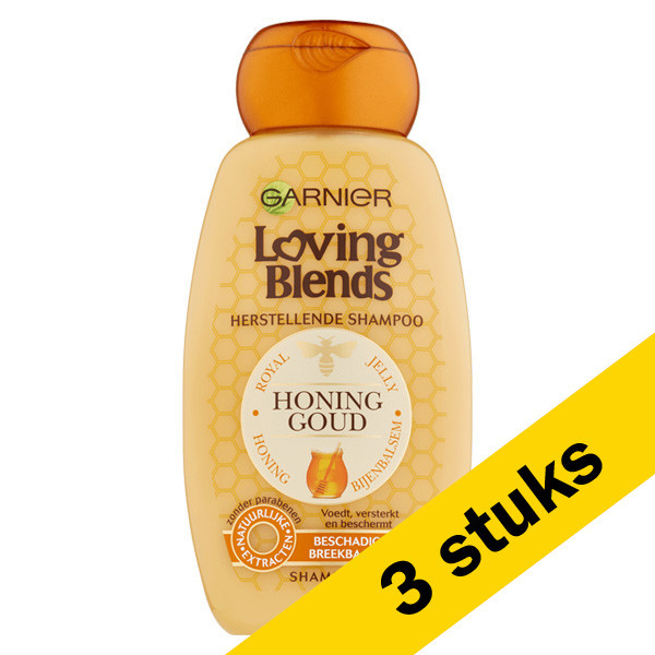 Koor Zware vrachtwagen ondergronds Aanbieding: 3x Garnier Loving Blends Honinggoud shampoo (250 ml) Garnier  123schoon.nl