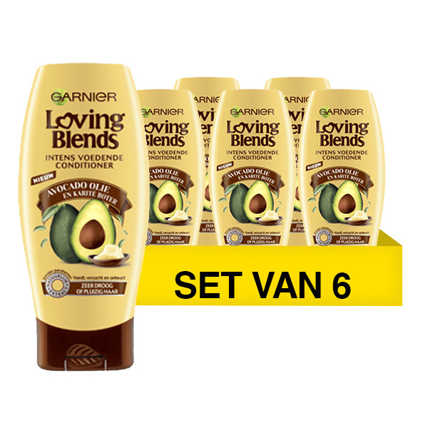 Garnier Aanbieding: 6x Garnier Loving Blends Avocado olie conditioner (250 ml)  SGA02008 - 1