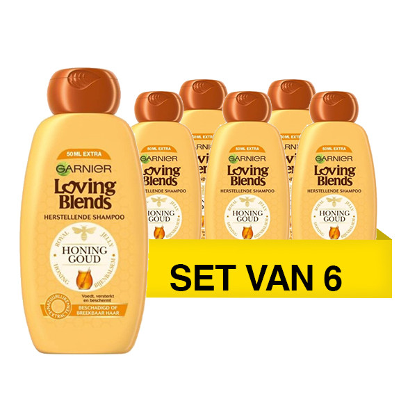 Garnier Aanbieding: 6x Garnier Loving Blends Honing shampoo (300 ml)  SGA00092 - 1