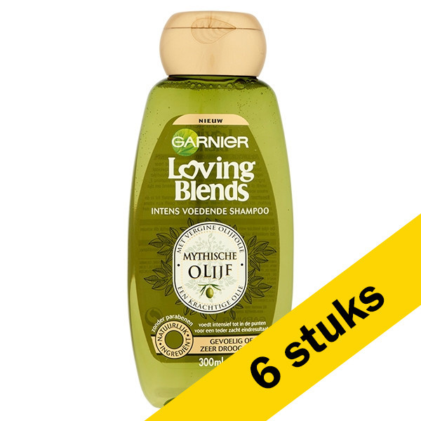 Garnier Aanbieding: 6x Garnier Loving Blends Mythische Olijf shampoo (300 ml)  SGA00085 - 1