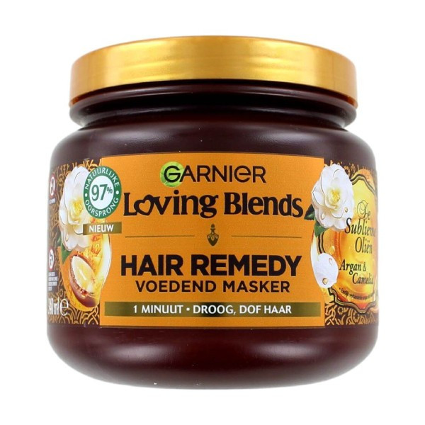 Garnier Loving Blends Argan- & Cameliaolie haarmasker (340 ml)  SGA00017 - 1