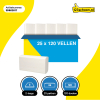 Gevouwen handdoeken 2-laags | 20 pakken | 123schoon huismerk | Geschikt voor Tork H2 dispenser SDR02017 - 3