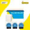 Gevouwen toiletpapier 2-laags | 40 pakken | 123schoon huismerk | Geschikt voor Tork T3 dispenser SDR02010 - 3
