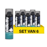 Gillette Aanbieding: 6x Gillette Sensitive Skin scheerschuim (200 ml)  SGI00109