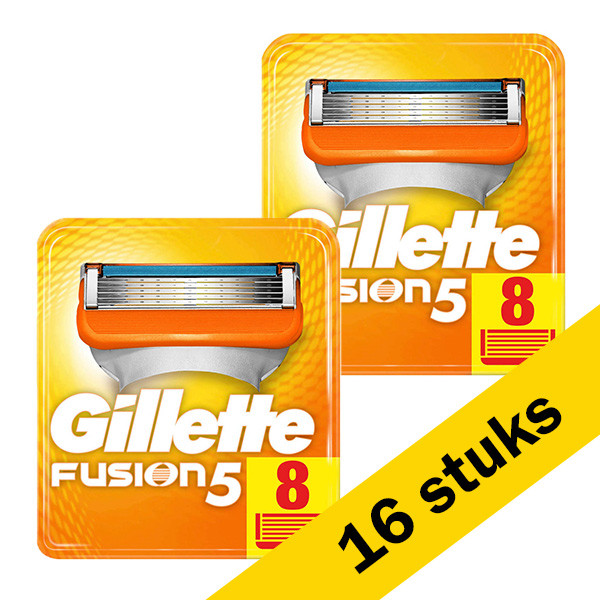 Aanbieding: Fusion 5 scheermesjes (16 stuks) Gillette 123schoon.nl