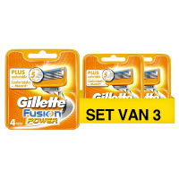 Aanbieding: Gillette Fusion Power scheermesjes (3 verpakkingen à 4 stuks) SGI00296