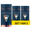 Aanbieding: Gillette King C. scheersysteem voor de hals + 1 mesje (3 stuks) SGI00300 - 1
