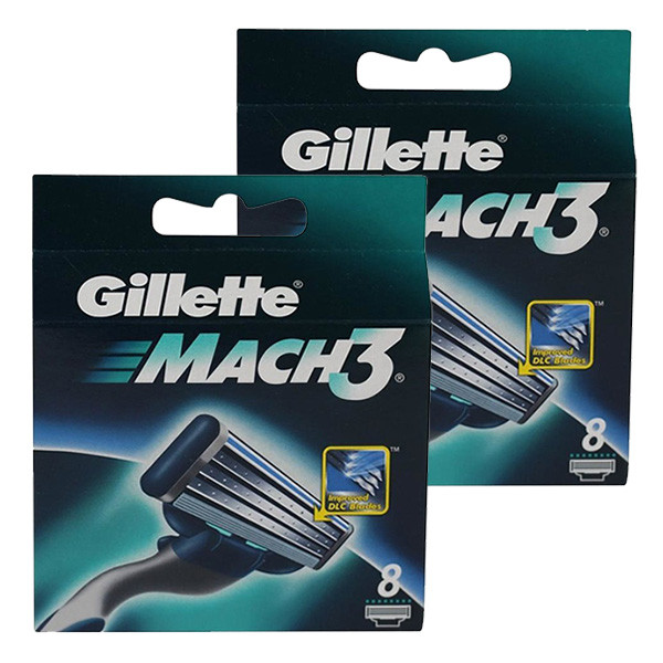 Agrarisch nogmaals Klaar Aanbieding: Gillette Mach 3 scheermesjes (16 stuks) Gillette 123schoon.nl