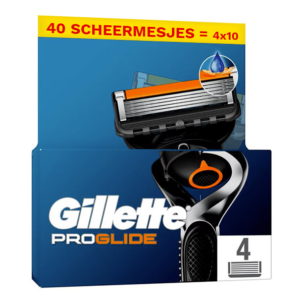 Aanbieding: Gillette ProGlide Navulmesjes (10 verpakkingen à 4 stuks) SGI00235 - 1
