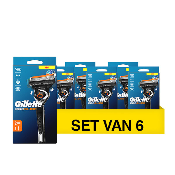 Aanbieding: Gillette ProGlide Scheersysteem (6 stuks) SGI00231 - 1