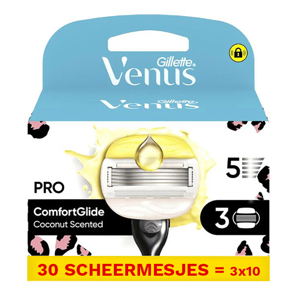 Aanbieding: Gillette Venus ComfortGlide Luipaard Navulmesjes (10 verpakkingen à 3 stuks) SGI00273 - 1